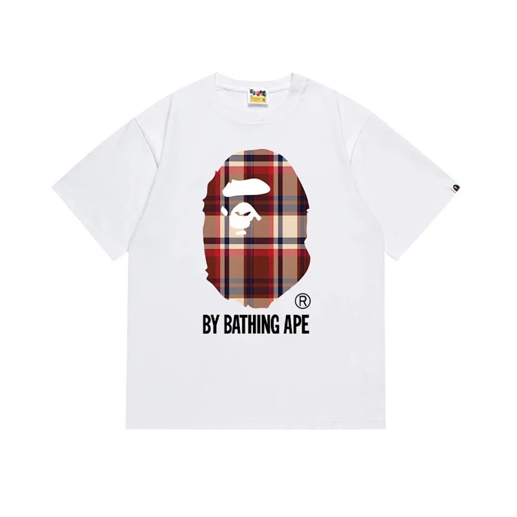 Camouflage print round neck short-sleeved casual T-shirt for men and women