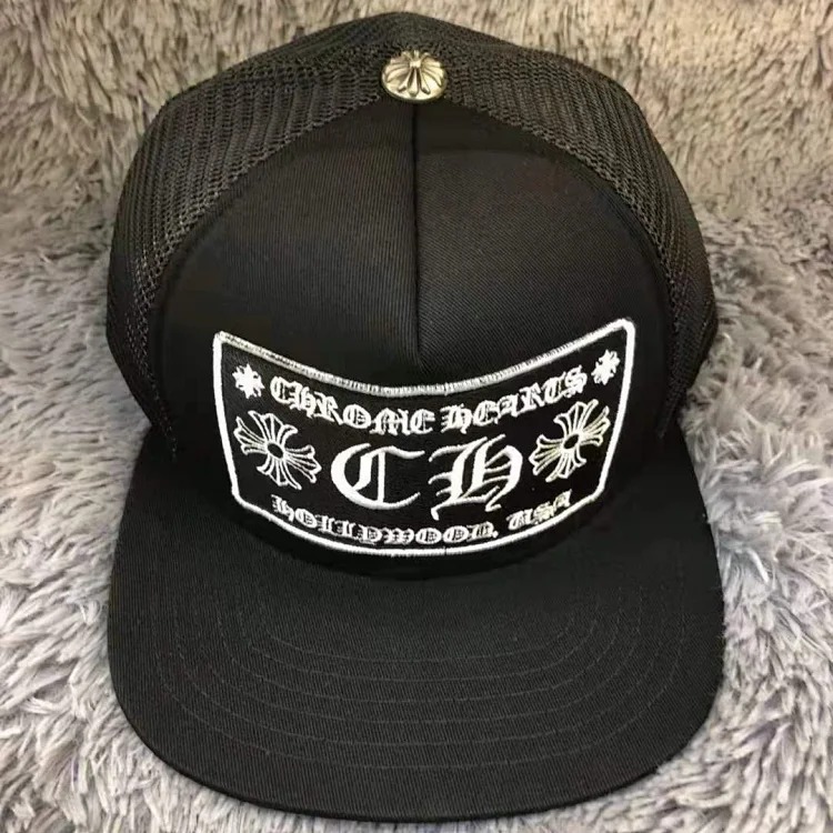 CH hat Sanskrit embroidered peaked cap couple style