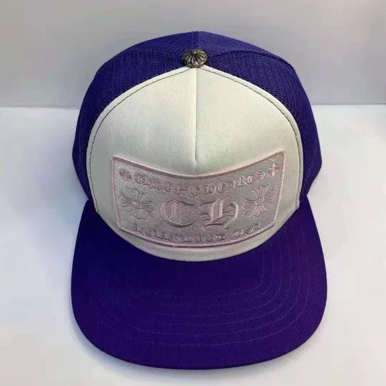 CH hat Sanskrit embroidered peaked cap couple style