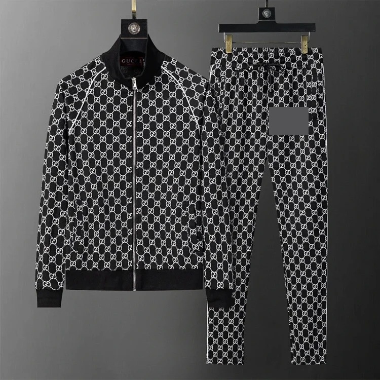 Cross-border casual sports sweatshirt suit European station zipper cardigan jacket 26 spring, autumn and winter two-piece set correct version