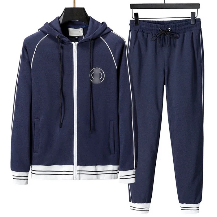 Cross-border casual sports sweatshirt suit European station zipper cardigan jacket 26 spring, autumn and winter two-piece set correct version