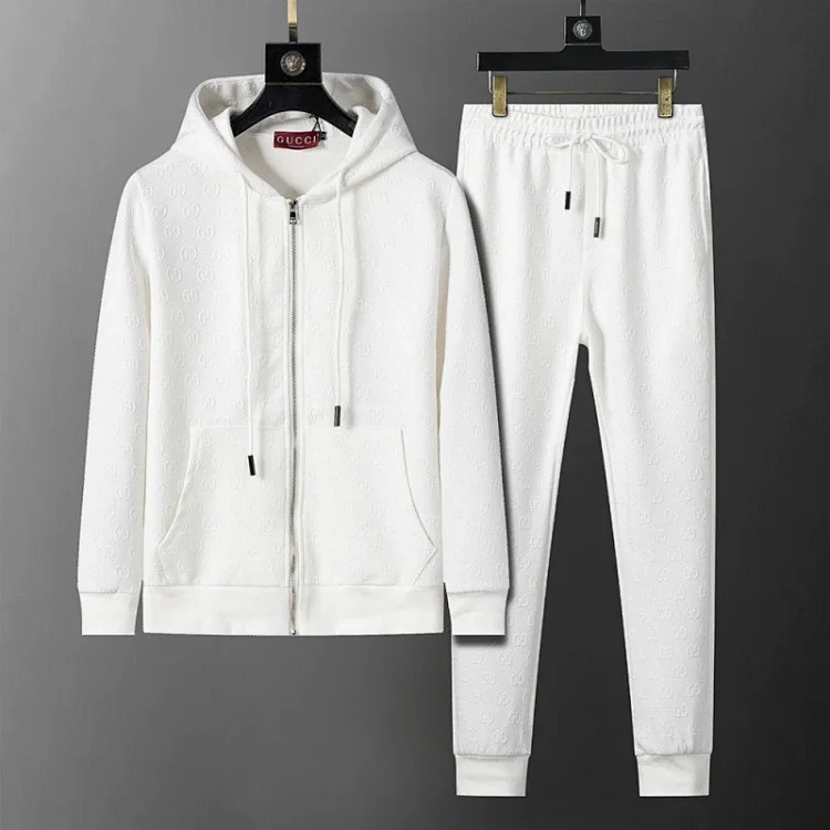 Cross-border casual sports sweatshirt suit European station zipper cardigan jacket 26 spring, autumn and winter two-piece set correct version