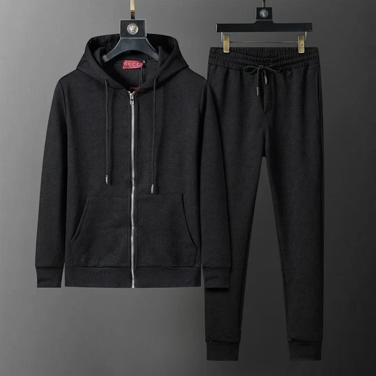 Cross-border casual sports sweatshirt suit European station zipper cardigan jacket 26 spring, autumn and winter two-piece set correct version