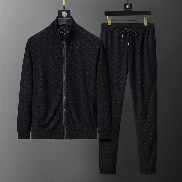 Cross-border casual sports sweatshirt suit European station zipper cardigan jacket 26 spring, autumn and winter two-piece set correct version