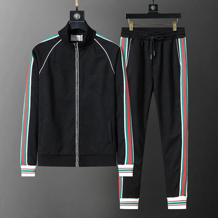 Cross-border casual sports sweatshirt suit European station zipper cardigan jacket 26 spring, autumn and winter two-piece set correct version