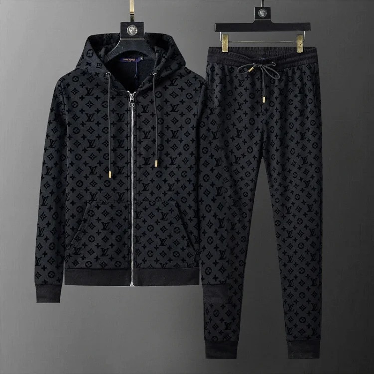 Cross-border casual sports sweatshirt suit European station zipper cardigan jacket 26 spring, autumn and winter two-piece set correct version