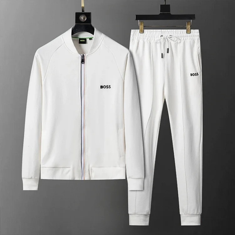 Cross-border casual sports sweatshirt suit European station zipper cardigan jacket 26 spring, autumn and winter two-piece set correct version