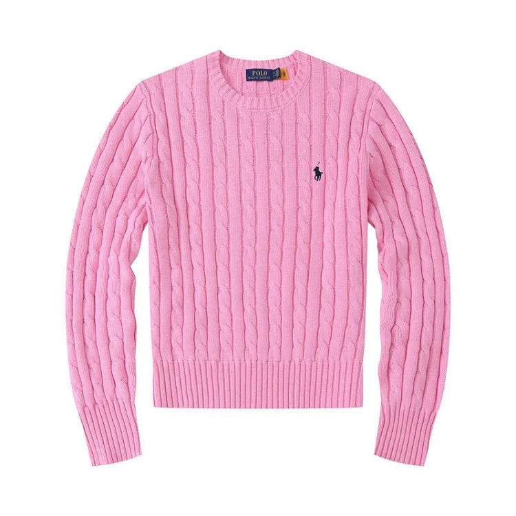 Round Neck Pullover Fashion Jacket Tops Knitted Sweater Casual Meow-10