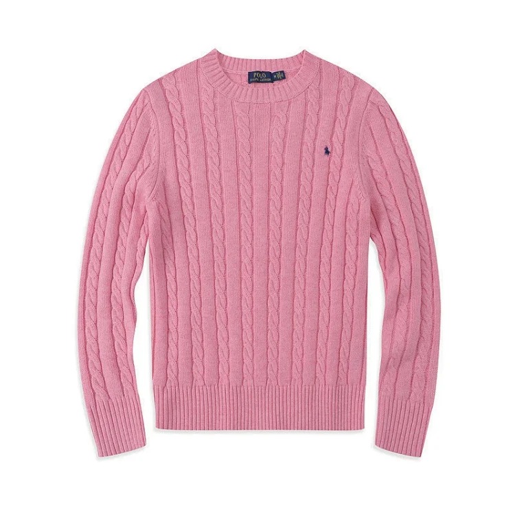 Round Neck Pullover Fashion Jacket Tops Knitted Sweater Casual Meow-10