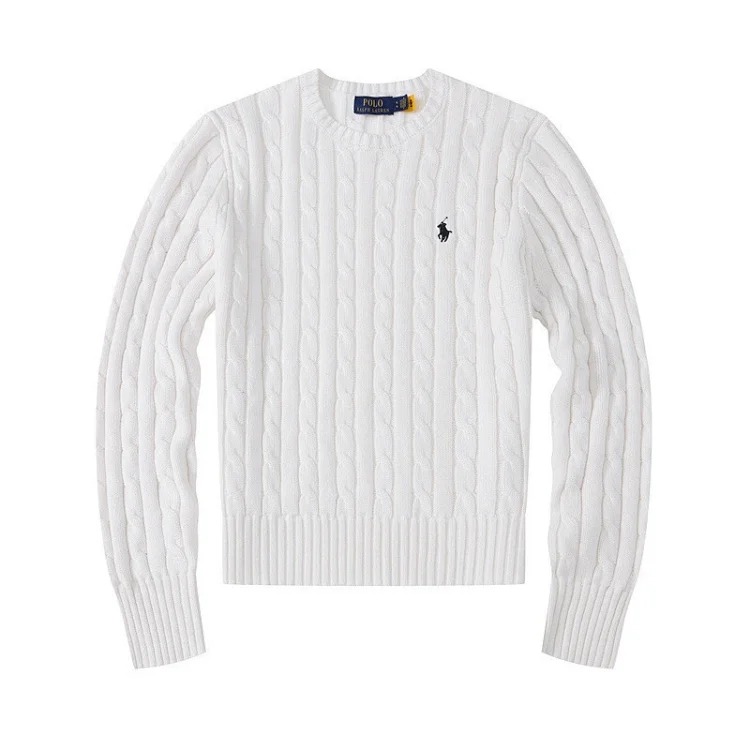 Round Neck Pullover Fashion Jacket Tops Knitted Sweater Casual Meow-10
