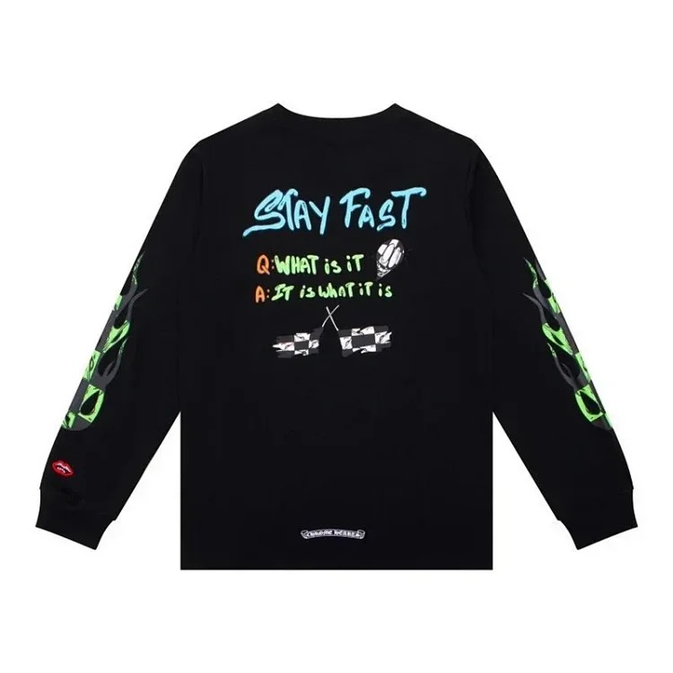 Horseshoe Sanskrit printed long sleeves for men and women