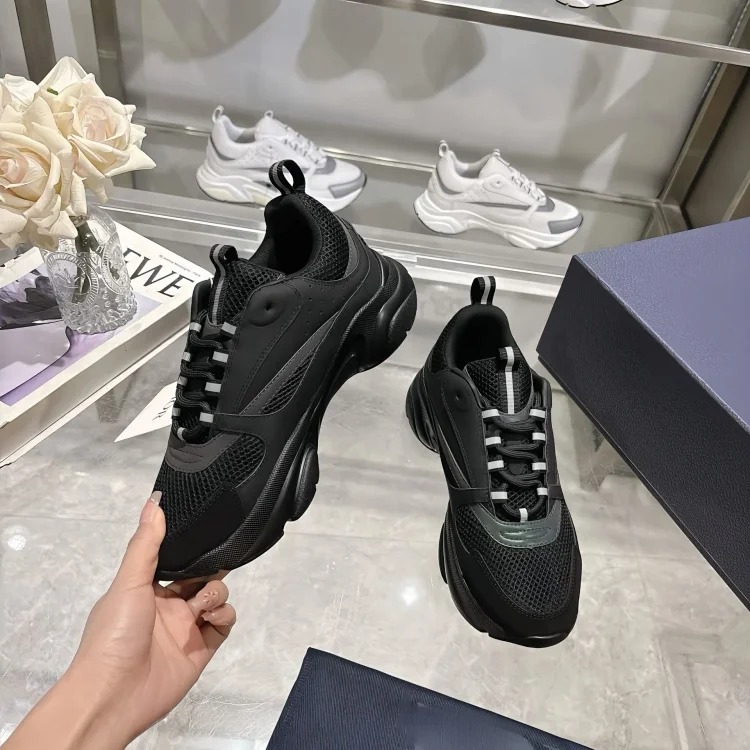 High of B22 men's and women's sports shoes, cowhide, breathable mesh, contrasting color laces, reflective, comfortable, lightweight, large size old