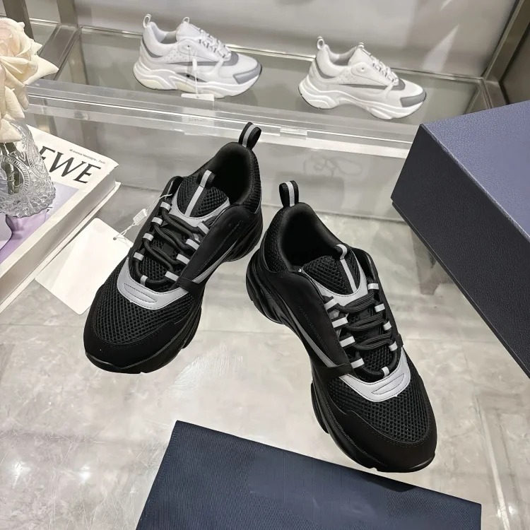 High of B22 men's and women's sports shoes, cowhide, breathable mesh, contrasting color laces, reflective, comfortable, lightweight, large size old