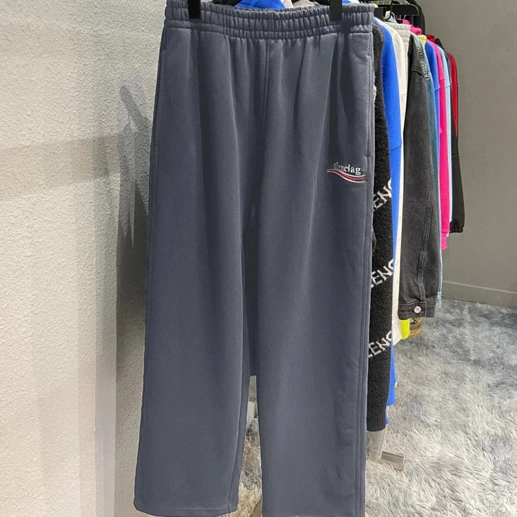 B's Cola spray wave printed sweatpants