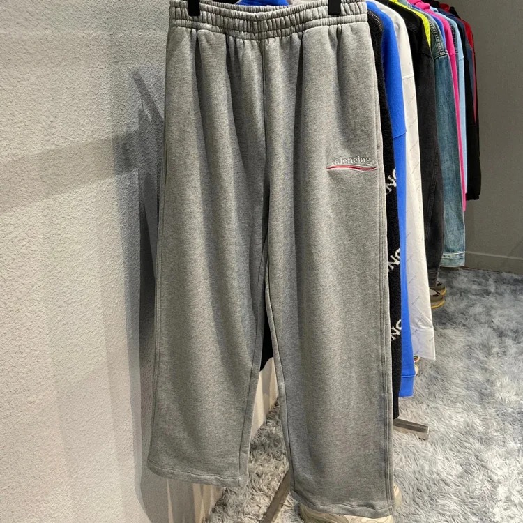 B's Cola spray wave printed sweatpants