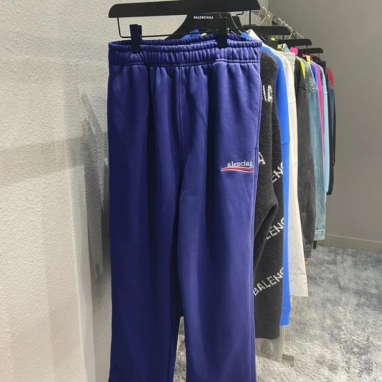 B's Cola spray wave printed sweatpants