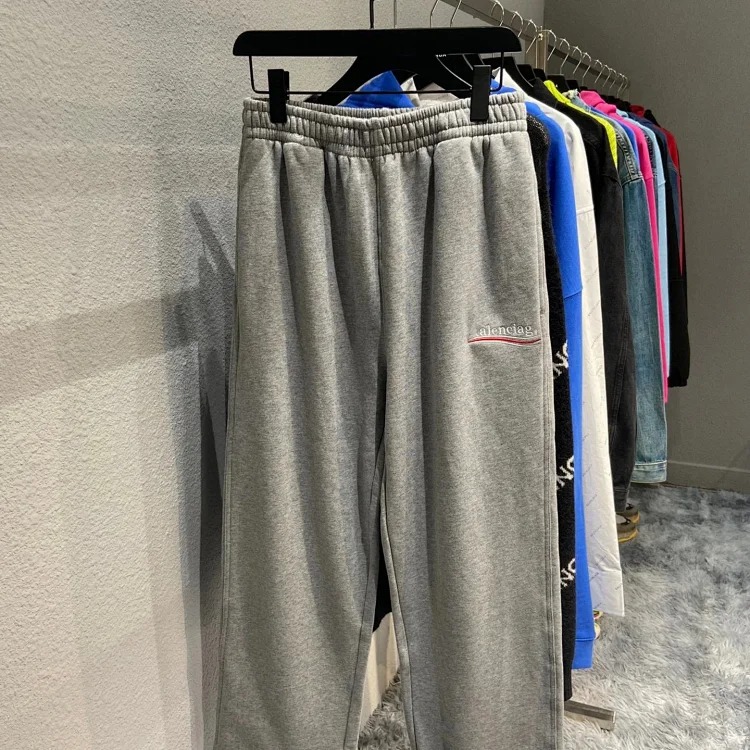 B's Cola spray wave printed sweatpants