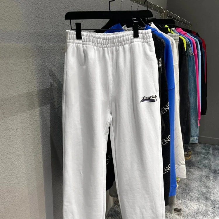 B's Cola spray wave printed sweatpants