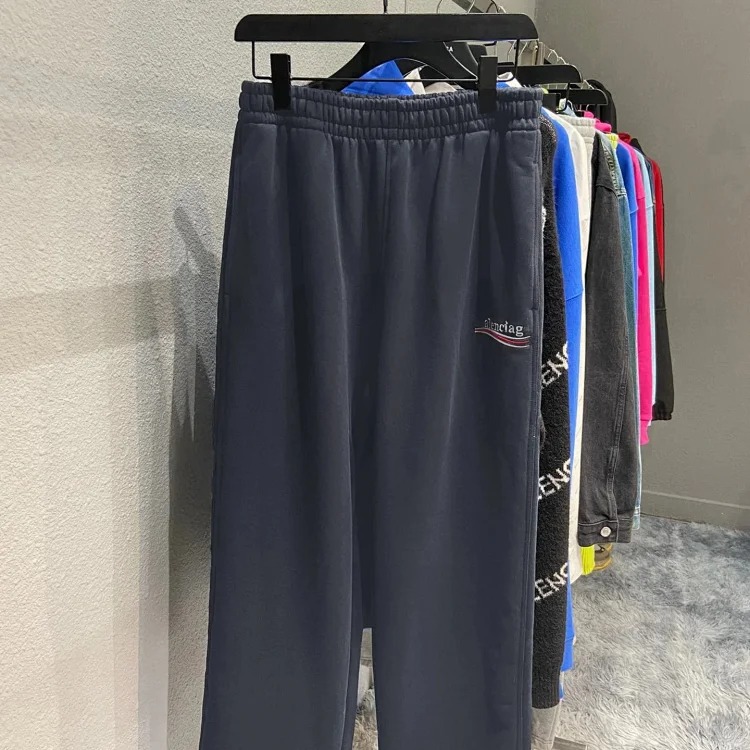 B's Cola spray wave printed sweatpants