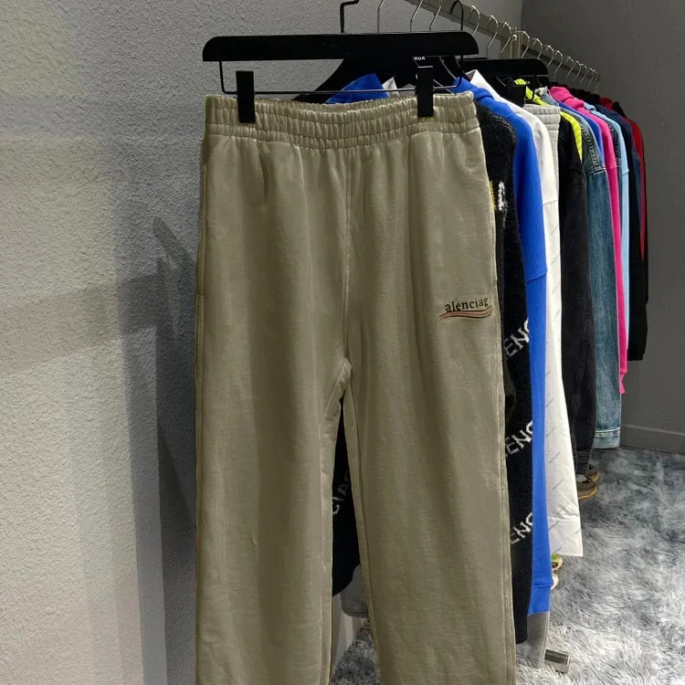 B's Cola spray wave printed sweatpants