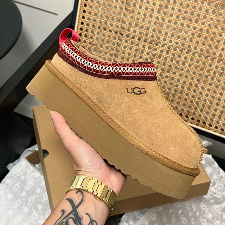 Ethnic style braided thick-soled snow boots women's inner heightening fur all-in-one cotton boots slippers cowhide wool plus velvet anti-slip