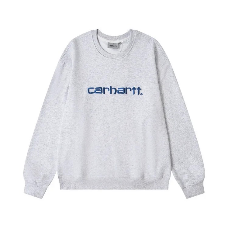 Classic heavy industry embroidery casual round neck loose couple terry hooded sweatshirt for men Ca