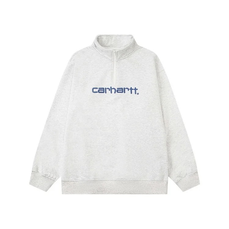 Classic heavy industry embroidery casual round neck loose couple terry hooded sweatshirt for men Ca