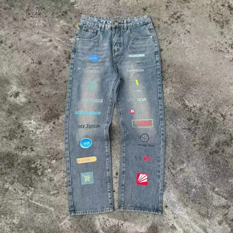 Straight leg jeans collection