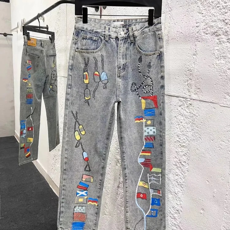 Straight leg jeans collection
