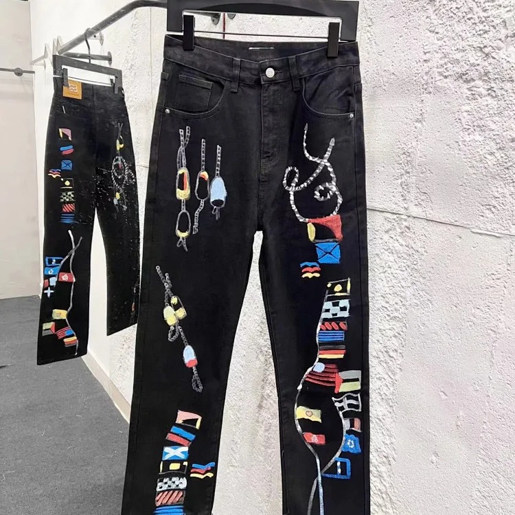 Straight leg jeans collection