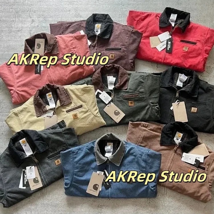 American retro 9-color washed work jacket