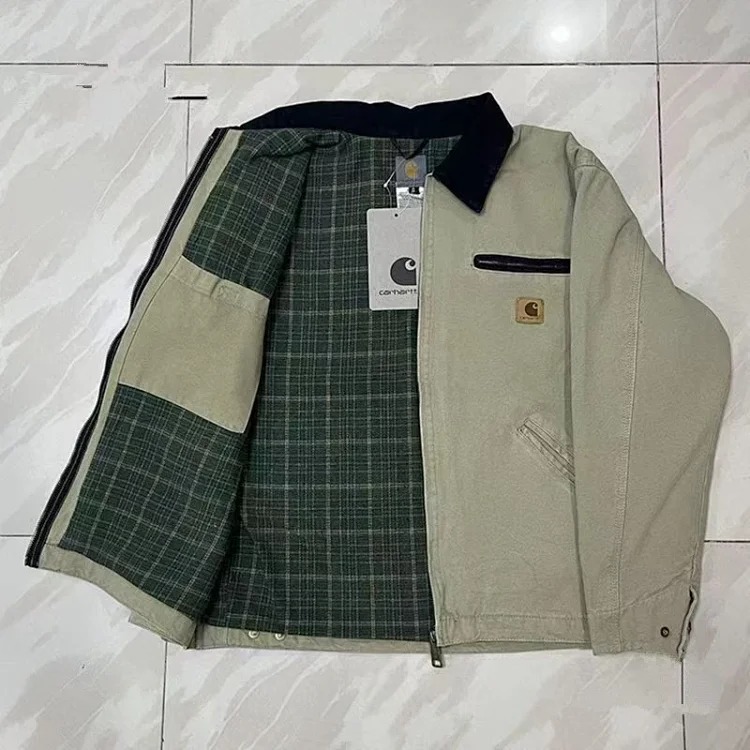Heavy J97 American retro 9-color washed Detroit work jacket for men