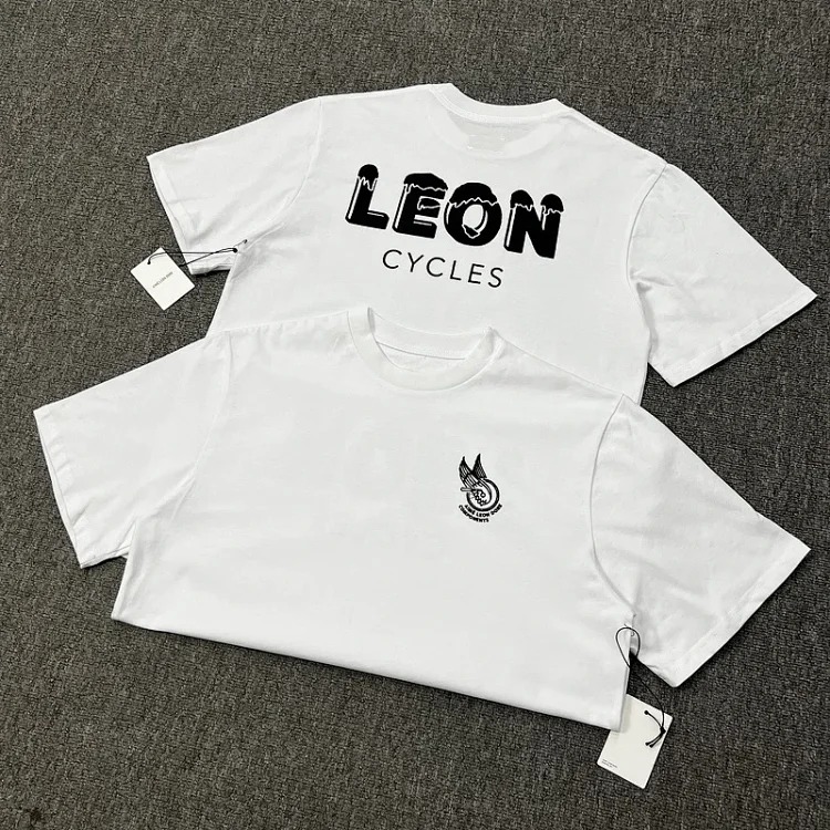 Color block LOGO letter men's and women's loose short-sleeved T-shirt