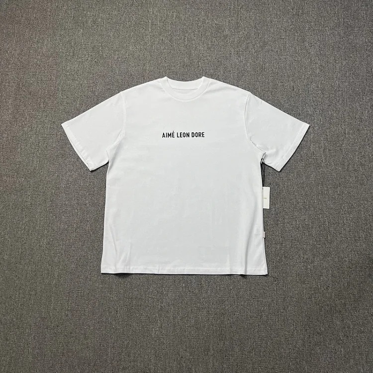 Color block LOGO letter men's and women's loose short-sleeved T-shirt