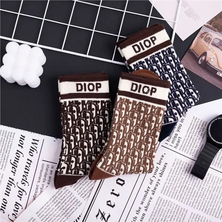 Wear stockings outside, trendy, versatile, fashionable, personalized, retro, personalized, autumn and winter warm letters