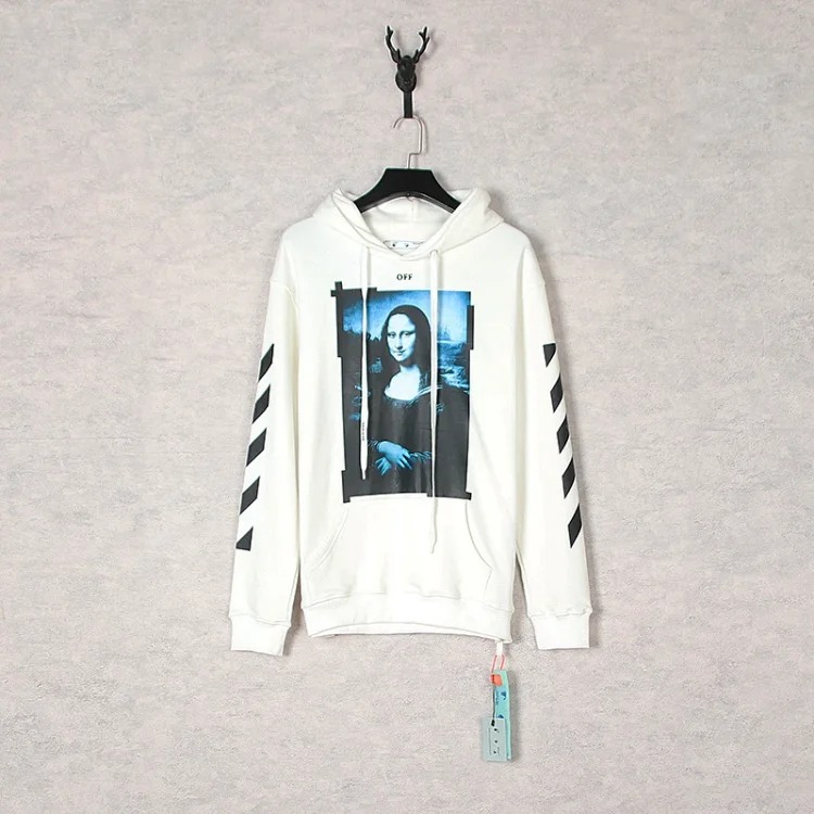 New waist flower arrow graffiti zebra crossing hoodie couple sweatshirt