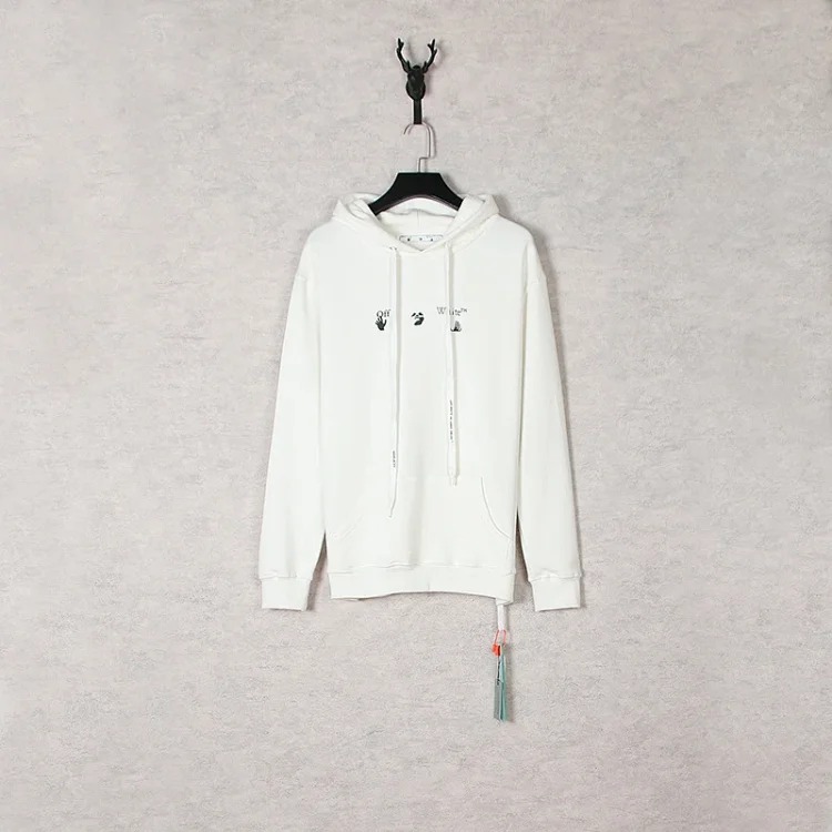 New waist flower arrow graffiti zebra crossing hoodie couple sweatshirt