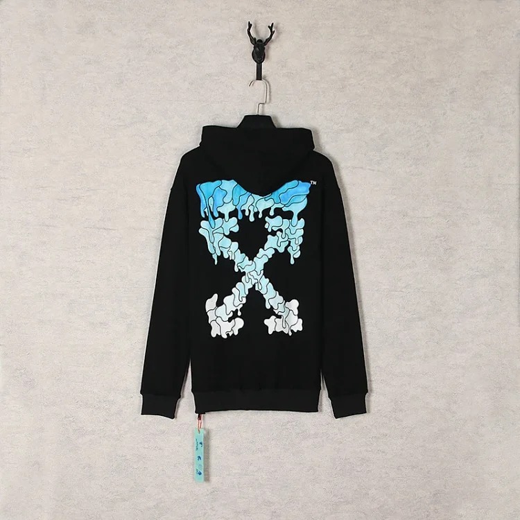 New waist flower arrow graffiti zebra crossing hoodie couple sweatshirt