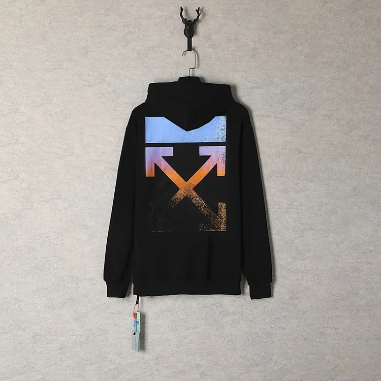 New waist flower arrow graffiti zebra crossing hoodie couple sweatshirt
