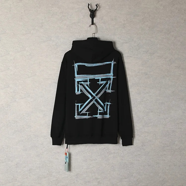 New waist flower arrow graffiti zebra crossing hoodie couple sweatshirt