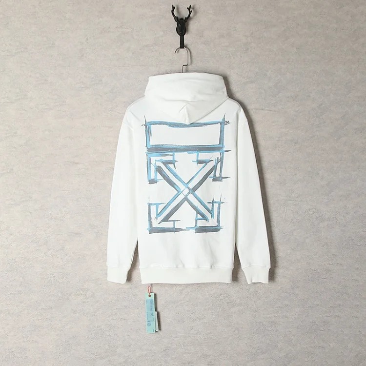 New waist flower arrow graffiti zebra crossing hoodie couple sweatshirt