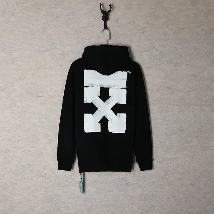 New waist flower arrow graffiti zebra crossing hoodie couple sweatshirt