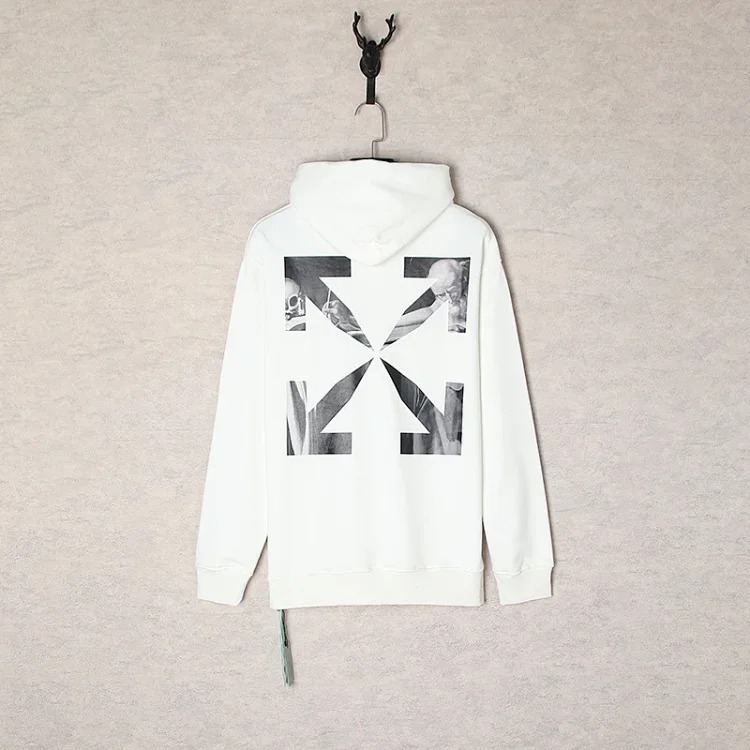 New waist flower arrow graffiti zebra crossing hoodie couple sweatshirt