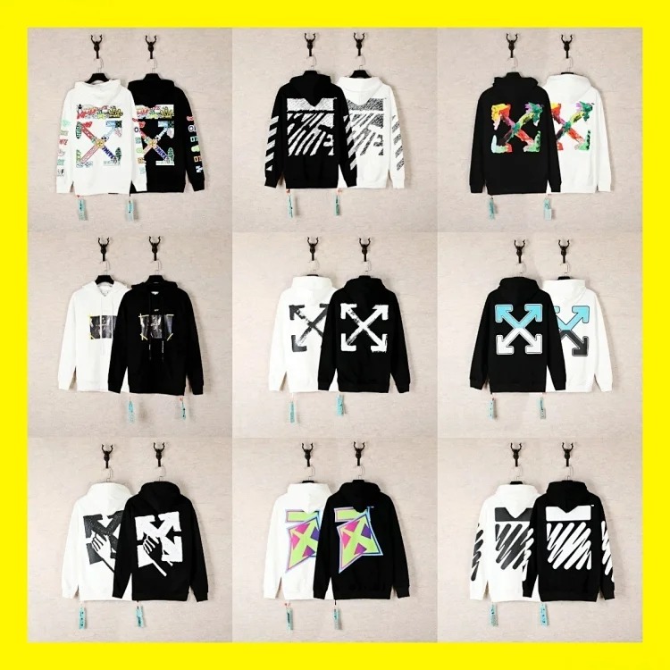 New waist flower arrow graffiti zebra crossing hoodie couple sweatshirt