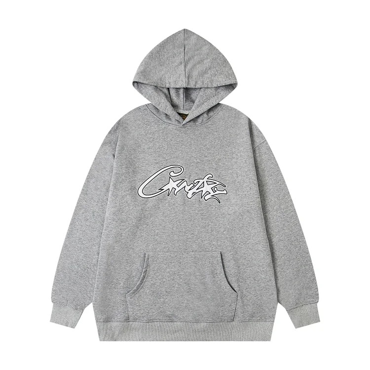 Corteiz knitted zipper hoodie new English letter trendy coat American casual sweater for men and women