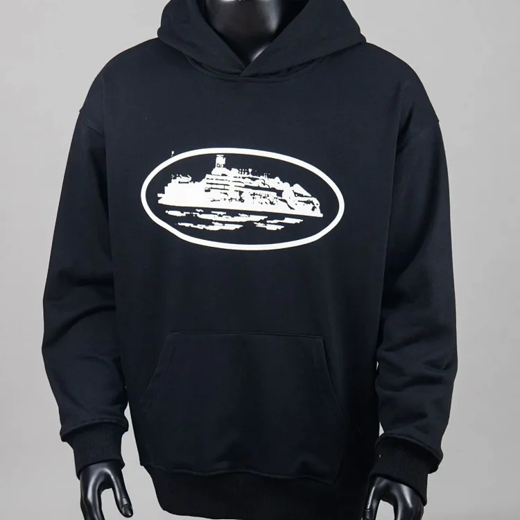 Corteiz knitted zipper hoodie new English letter trendy coat American casual sweater for men and women