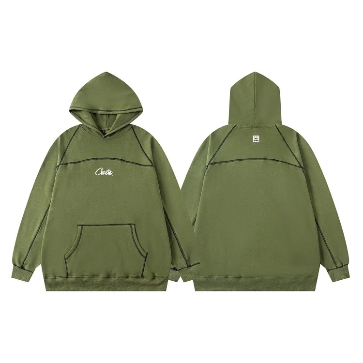 Corteiz knitted zipper hoodie new English letter trendy coat American casual sweater for men and women