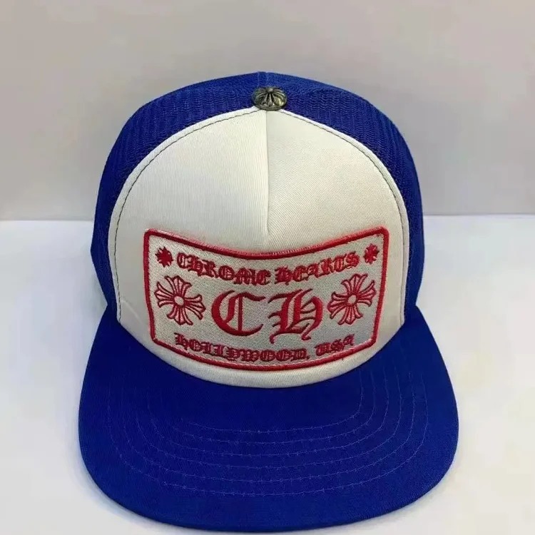 Hat Sanskrit embroidery color-blocked peaked cap couple style cross-border flat top