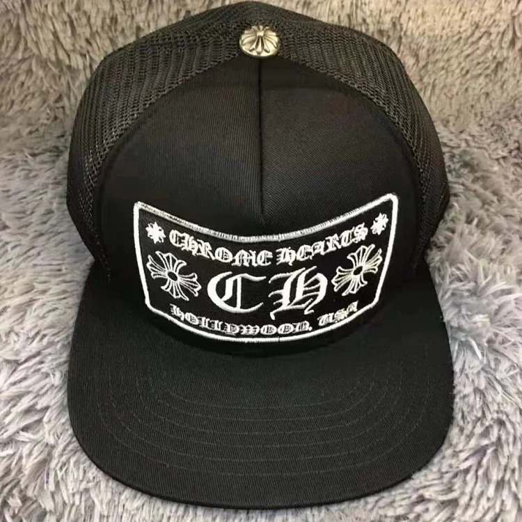 Hat Sanskrit embroidery color-blocked peaked cap couple style cross-border flat top