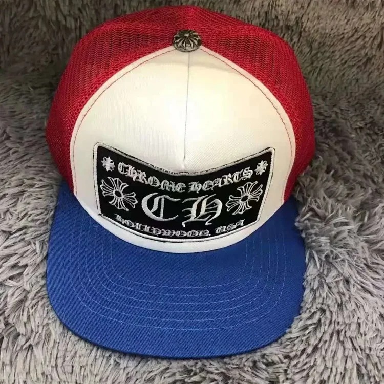 Hat Sanskrit embroidery color-blocked peaked cap couple style cross-border flat top
